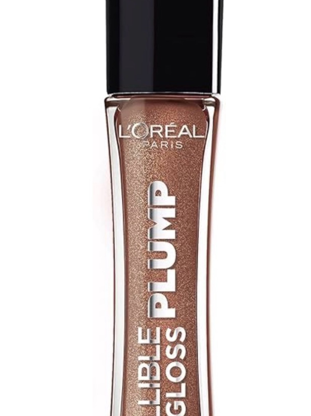 L'Oréal Paris Infallible Pro Gloss Plump lip gloss in a shimmering, nude-brown